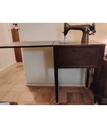 Electric Sewing Machine w/ Walnut Cabinet New Home Westinghouse Vntg ori... - $4,251.63 MXN