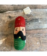 Nutcracker Felt Head Ornament - $35.37 CAD