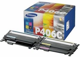 NEW Samsung CLT-P406C Toner Cartridge VALUE PACK Cyan Magenta Yellow Bla... - £44.54 GBP