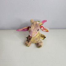 Ty Original Beanie Buddy Scorch Dragon Multicolor Plush 10” Long 1998 - $12.98