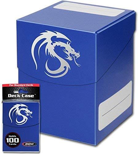 Blue Trading Card Boxes - Gaming Deck Cases - Each Holds 100 Cards - DCLG-BLU -