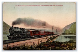 Twentieth Century Limited Train Between Chicago and New York DB Postcard S8 - £2.34 GBP