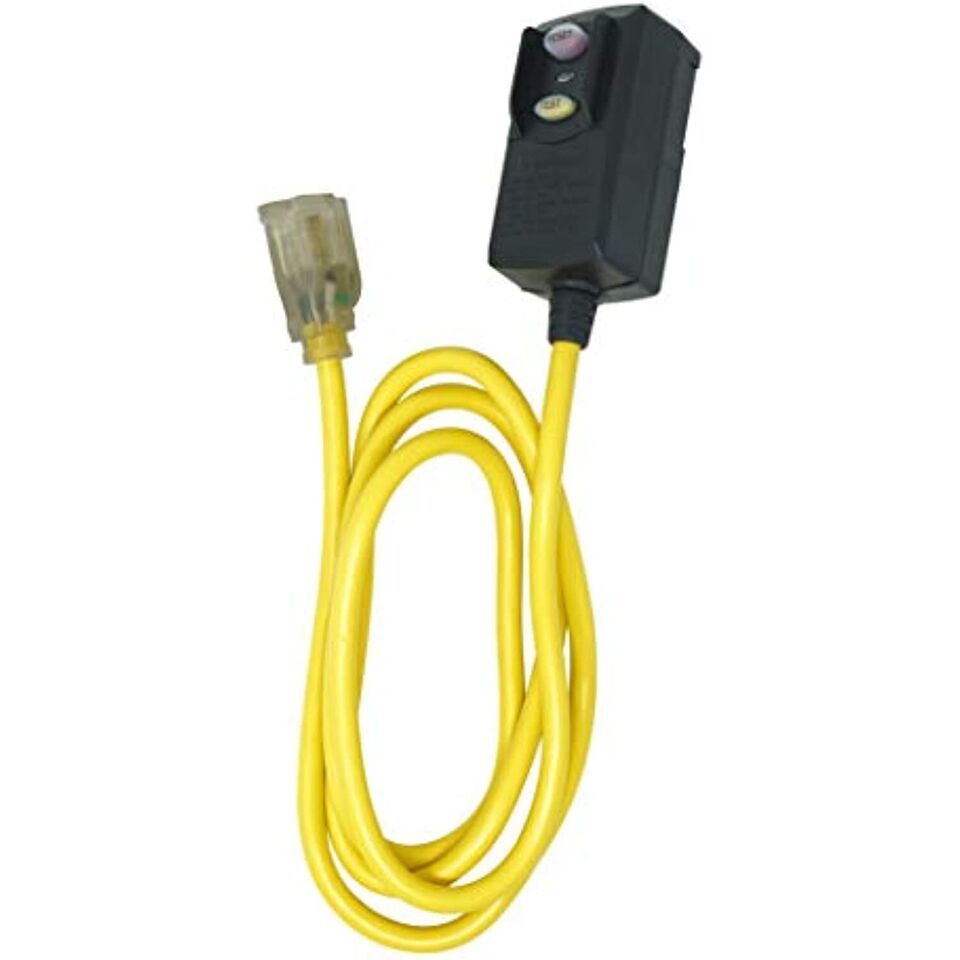 Yellow Jacket 2879 120V/15A Right Angle GFCI 14/3 SJTW 6� Cord Set with ... - $48.21