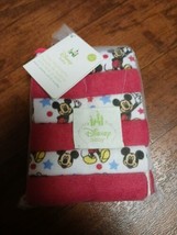 Disney Mickey Mouse 12pk Wash Cloths, Baby Shower - £11.66 GBP