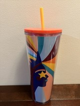 Starbucks 2020 Pride Rainbow 24oz Cold Cup Tumbler LGBTQ New But Scratched - £11.66 GBP