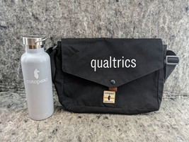 Cotopaxi Lima Canvas Messenger Bag Satchel +25oz Water Bottle - £21.86 GBP