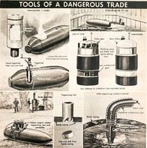 1947 WW2 Weapons Of War Popular Mechanics Article Page Vintage Military E8F - $465.81 MXN
