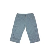 Kuhl Kontra Capri Shorts Women Sz 8 Blue 18&quot; Inseam Hike Camp Outdoor Ro... - $24.50