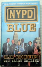 vntg 1995 Max Allan Collins mmpb 1st prt BLUE BEGINNING (NYPD Blue #1)  prequel - £9.34 GBP