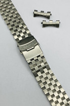 22mm Seiko turtle curved lugs stainless steel gents watch strap,New.(MU-23) - £23.50 GBP