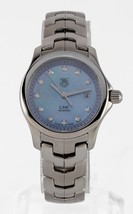 TAG Heuer Link Donna Quarzo Acciaio Inox Orologio Con / Blu Madreperla D... - $19,698.48 MXN