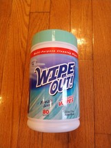 New, Sealed - Wipe Out!  Wipes, 80 count, fresh scent - £0.79 GBP