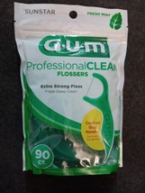 Professional Clean Flossers Extra Strong Flosser Pick, Fresh Mint, 90ct (L24) - $12.19