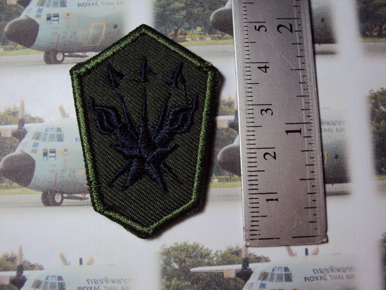 BID Squadron Officer School Royal Thai Air Force Badge Green Patch อาร์ม... - $4.99