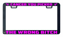 Cancer You Select The Wrong Bitch Pink License Plate Frame Holder Tag-
show o... - £4.91 GBP