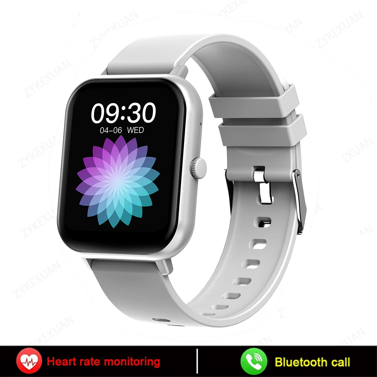 Bluetooth call smart watch women men heart rate blood oxygen voice assistant 100 sports thumb200