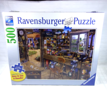 Ravensburger 500 Piece Puzzle Dad&#39;s Shed Large Piece Format Easy to See - NIB - £16.07 GBP
