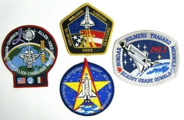 Collectible Lot 4 Assorted 1992 NASA Space Shuttle Flight Patches - £14.45 GBP