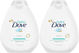 Dove Baby Lotion Sensitive Moisture 13 Ounce Fragrance-Free (384ml) (2 P... - $28.99