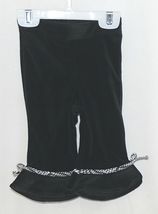 Snopea 3 Piece Outfit Vest Shirt Pants Black White Velour Size 9 Months image 6