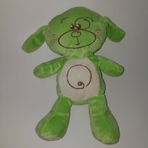 Green Puppy Dog Plush Lovey 13" Stuffed Toy National Entertainment Network NEN - £14.84 GBP