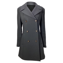 Dolce &amp; Gabbana Double Breasted Coat In Wool Women Black Size 44 - $711.55