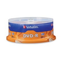 Verbatim DVD-R Blank Discs AZO Dye 4.7GB 16X Recordable Disc - 25 Pack Spindle - £14.42 GBP