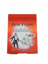 100 BIC Astor Stainless double edge razor blades - £14.34 GBP