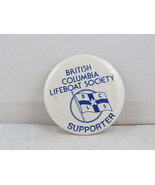Vintage Boaitng Pin - British Columbia Life Boat Society - Celluloid Pin - $15.00
