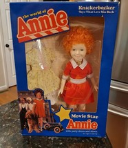 New Vintage The World Of Annie Movie Star Knickerbocker 1982 Doll *Read* - £31.42 GBP