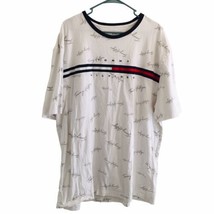 Tommy Hilfiger All Over Print Double Sided Script T Shirt Short Sleeve M... - £14.10 GBP