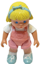 Vintage Fisher Price 1993 Loving Family Dollhouse Girl Toddler Doll Figure 3.5&quot; - £10.41 GBP