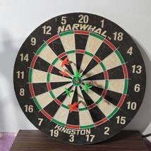 Narwhal Kingston Dartboard Tournament sized Self-Healing Board 18 In. x 1.5 In - £19.34 GBP