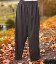 Tek Gear Mens Athletic Pants Size XL Gray Drawstring Waist Neon Green Stripe - £14.63 GBP