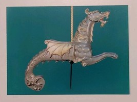 Coney Island Carousel Sea Monster Hand Carved By Charles Looff 1900 Photo c2000 - £10.64 GBP