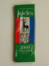 NIP Vintage Icicles Tinsel 2000 Strands 18 Inches Long - $7.25