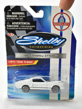 Shelby Collectibles 1967 Shelby GT500 White black stripes 1/64th Die Cas... - $17.77