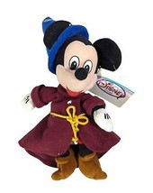 Disney Fantasia Sorcerer Mickey Mouse Bean Bag Plush 11-inch Tags Vintag... - $23.34