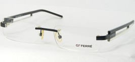 GF FERRE FF17601 MATT BLACK EYEGLASSES GLASSES RIMLESS FF176 53-16-135mm - $94.04