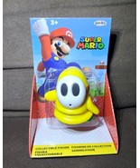 New RARE  Super Mario  Bros Movie 2 inch Collectible Figure - YELLOW SHY... - £11.68 GBP