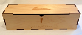 Storage Box Sustainable Wood 12” Engraved Lift Off Lid Ferrari For Keys, Glasses - £20.03 GBP