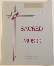 Sacred Instrumental Sheet Music Jesus Very Thought of Thee David E. Smith Brass - $8.95