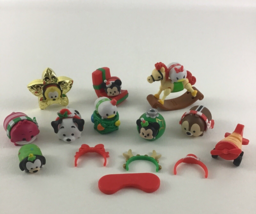 Disney Mickey &amp; Friends Tsum Tsums Mini Stackable Figures Christmas Holiday - £21.53 GBP