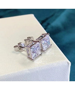 2 Ct Lab Created Princess Cut VVS-VS 14K White Gold Studs for Mothers Da... - €429,87 EUR+