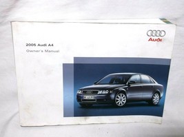 2005..05   AUDI  A4 OWNER&#39;S/USER MANUAL/LITERATURE/GUIDE - $20.16