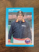 1987 Fleer #63 Aurelio Lopez - Houston Astros - MLB - £1.55 GBP