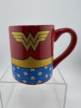 Wonder Woman Coffee Mug/Cup 14 ounces Red/Blue Super Hero - £7.24 GBP