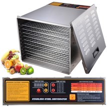 1200W 10 Tray Stainless Steel Dehydrator(D0102HII5NU.) - £204.79 GBP