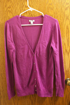 Old Navy Purple Cardigan Button Up Sweater - Women&#39;s M - £14.15 GBP