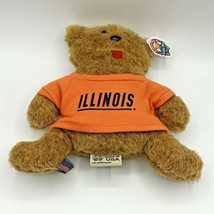 University Of Illinois U Of I Illini Plush Chelsea Pancake Teddy Bear US... - £15.68 GBP